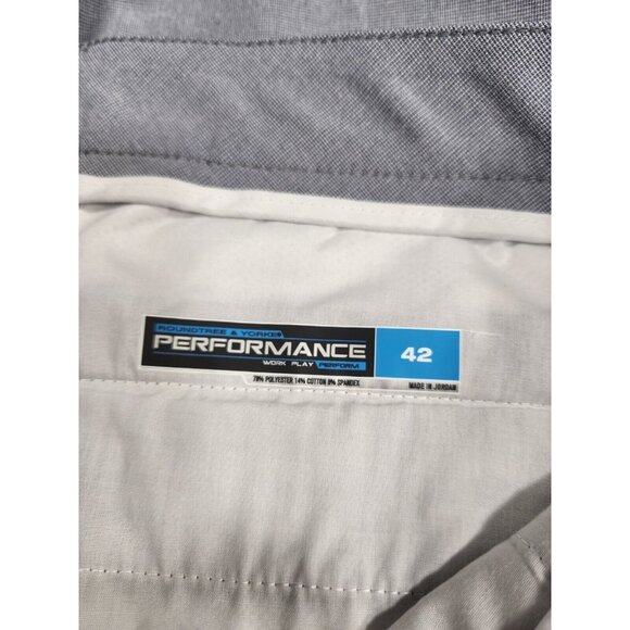 Roundtree & Yorke Mens Size 42 Performance classic fit/flat front shorts --24 - Picture 3 of 7